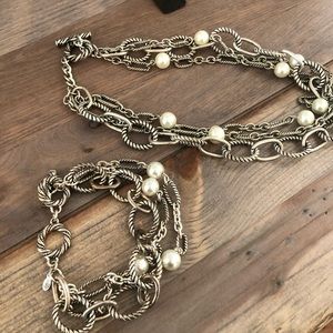 Premier Designs.....chain necklace & bracelet